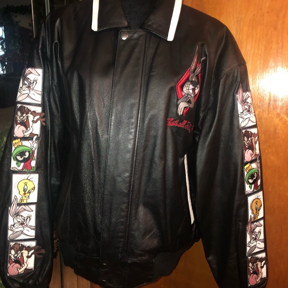 Genuine leather Looney Tunes women’s jacket.